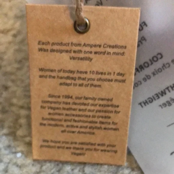 Sophisticated Brown and Red Crossbody Bag - Picture 13 of 14